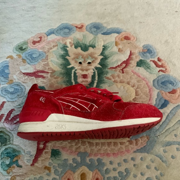 ASICS GEL Respector Red 4th of July Athletic Sneakers H6U3L Mens Size 11.5 - Picture 5 of 11